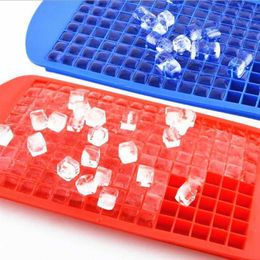 Ice Cream Tools 160 Grids Mini 1cm Ice Cubes Maker Silicone Chocolate Mould Ice Cube Tray Foldable Ice Mould Small Square Home Gadgets Cake Mould Z0308