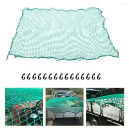 Car Organiser Net Truck Cargo Bed Trailer Pickup Heavy Nets Duty Mesh Bungee Cover Netting Nylon Extend Tailgate Automotive Clips Suv