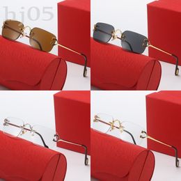 Fashion mens sunglasses designer shades glasses hiphop party bar rectangle Sonnenbrille multicolor UVA protection luxury sunglasses plated gold PJ039 C23