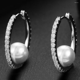 Dangle Earrings GODKI Shiny Charm Trendy Romantic Noble Pearl Elegant Women Bridal Wedding Party Show In Jewelry 2023