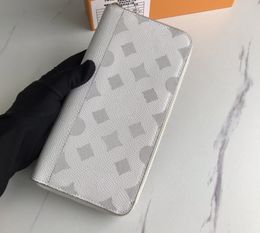 Fashion designer wallets luxury Damier Graphite purse mens womens slim clutch Highs quality flower letter coin purses long card holders with original box dust bag