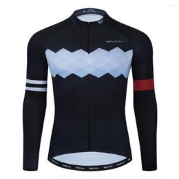 Racing Jackets Wulibike 2023 Spring And Autumn Cycling Jersey Men's Long Sleeve Bicycle Clothes Outdoor Sports Wear Bike Top Blouse