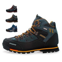 Dress Shoes Hiking Men Winter Mountain Climbing Trekking Boots Top Quality Outdoor Fashion Casual Snow 230308