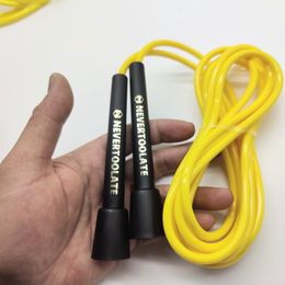 Jump Ropes NEVERTOOLATE 143gram 58mm diameter 32m length between handles soft pvc 85A SHORE HARDNESS 10 30 jump skip rope 230307