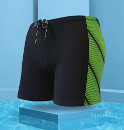 2023 Boxer swimming shorts HOT 00 trunks milk silk personality color matching 02 trunks men high-waist swimming pool trunks