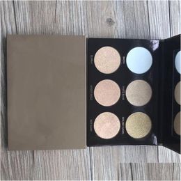 Bronzers Highlighters Makeup Eyeshadow Palette 4 Colors Blush Eye Shadow 6Color Drop Delivery Health Beauty Face Dhmkj