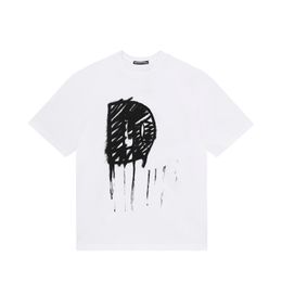 DSQ PHANTOM TURTLE Mens Designer T shirt Italian Milan Fashion Logo Print T-shirt Summer Black White T-shirt Hip Hop Streetwear 100% Cotton Tops Plus size 05780