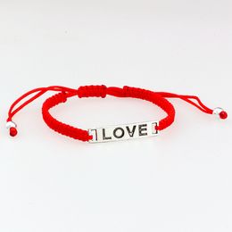 12Pcs New Leaf Love Braided Bracelet Lucky Red Colour Thread Couple Chain Handmade Prayer Bangles Pulsera Jewellery Gift For Friend