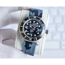 Designer Watches Original box automatic luxury watch 904L stainless steel 40mm military camouflage dial sapphire swimming designer watch Montre de