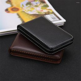 Card Holders 1Pc Fashion Holder Men's Id Magnetic Case Box Mini Coin Purse Small Money Wallets