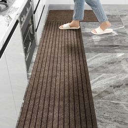 Carpet Long Anti Slip Kitchen Mat for Floor Absorb Oil Kitchen Carpet Rugs Hallway Rug Entrance Doormat Can Be Cut Bath Room Door Mat 230308