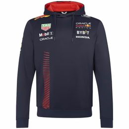 Appassionati di auto sportive Giacche da uomo Estate F1 Girocollo T-shirt Camicie Maglia da corsa di Formula Uno di grandi dimensioni può essere personalizzata Max Verstappen 2023 Felpa con cappuccio della squadra