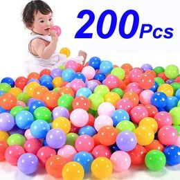 Yoyo 100 150 200PCS Outdoor Sport Ball Colourful Soft Water Pool Ocean Wave Baby Children Funny Toys Eco Friendly Stress Air 230307