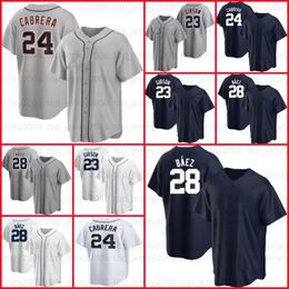 24 Miguel Cabrera Baseball Jersey 28 Javier Baez Kirk Gibson Jonathan Schoop Akil Baddoo Eric Haase Spencer Torkelson Willi Castro 17 Austin Meadows 13