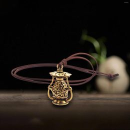 Chains Stylish Pendant Necklace Chain Adjustable Gifts Lantern Shape Charms 84cm Women Men Vintage Style For Anniversary Party Prom