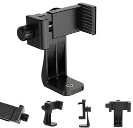 healthy Universal Smartphone Tripod Adapter Clip Vertical Bracket 360 Degree Rotating Cell Phone Holder Mount Adapter