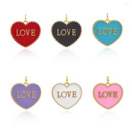 Charms Red Heart Love Pendant Women's Necklace Lace Gold Collar Lover Gift Bohemian Party Fashion Jewellery 2023Love Charm