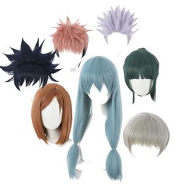 Party Masks Brdwn Jujutsu Kaisen Yuuji Itadori Nobara Kugisaki Megumi Fushiguro Inumaki Toge Satoru Gojou Cosplay Hair Accessories Hairwear