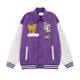 Mens jackets Baseball varsity jacket letter stitching embroidery autumn and winter men loose causal outwear coats letters a variety of style Plus size.sp