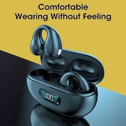 Phone Earphones TWS for Ambie Sound Earcuffs Ear Bone Conduction Earring Wireless Bluetooth Sport Headphones Earbuds Phones