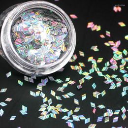 Nail Glitter 1 Pcs Diamond Laser Shiny Powder Metallic Colour Gel Polishing Chrome Pigment Decorations Manicure