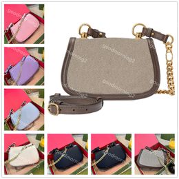 Small shoulder bag multi-color fashion women bags designer round metal letter pattern luxury ladies crossbody messenger purse flap wallet