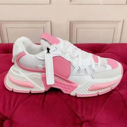 Freizeitschuhe Designer-Schuhe Schnür-Frauen-Sneaker Reise-Leder-Mode-Dame Flache Lauftrainer Buchstaben Frau Schuhplattform Männer Turnhalle Turnschuhe Größe 34-42-45 Mit Box