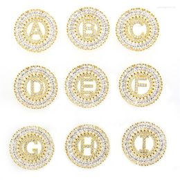 Pendant Necklaces !!! Mandala De Letra Collar Navette Zirconia Jewellery Initial Alphabet A-Z Letter Necklace Brazil Joyeria For Women