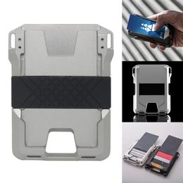 New EDC Wallet CNC-Machined Aluminium RFID Blocking Card Bag Card Cases Money Organizers275D