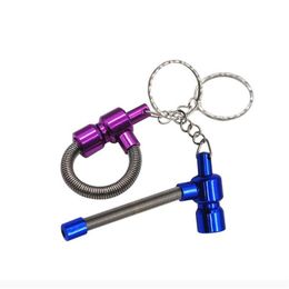 Smoking Pipes Creative and convenient spring hanging metal pipe multi Colour and multi style fittings pipe customers