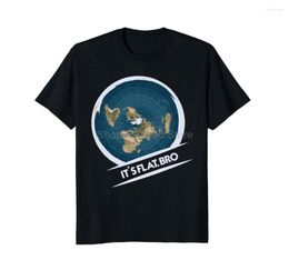 Men's T Shirts Flat Earth T-Shirt: Bro Earther Society Conspiracy T-Shirts Men Shirt Clothing Plus Size Tees