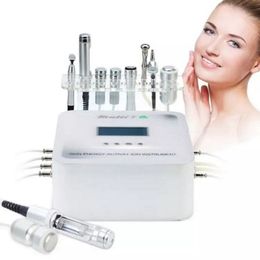 7 In 1 Multifunction Bipolar RF Skin Lift Galvanic Cooling Microdermabrasion Needle Free Mesotherapy Electroporation Machine