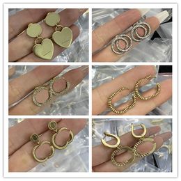 Mens Stud Earring Designers Jewelry Luxury Gold Plated Earrings G Huggie Ear Rings Studs Fashion 925 Silver Love Earrings for Women Engagement Accessories Box