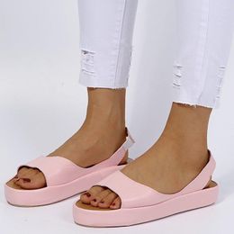 Sandals 2023Women Flat Open Toe Shoes Women Casual Platform Ladies Vintage Office Party Drop Zapatos De Mujer
