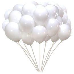 Other Event Party Supplies Matt White Latex Balloons Party Balloons 10inch 100 Pack Wedding Engagement Birthday Baby Shower Party Decorations 230309