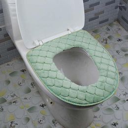 Toilet Seat Covers Bathroom Cover Soft Washable Lid Cushion Household Supplies