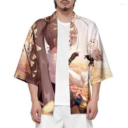 Men's T Shirts BSLNXNMA Harajuku Nanashi Mumei 3D Printed Kimono Summer Women/Men Casual Short Sleeve Streetwear