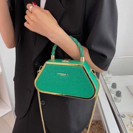Hard Box Shape PU Leather Crossbody Bag with Short Rope Handle for Women 2023 Shoulder Handbags and Purses Lady Travel Cute Tote