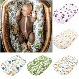 Bedding Sets Infant Changing Pad Covers Cute Floral Cotton Soft Premium Baby Lounger Cover Removable Slipcover For born Lounger Slip Cover 230309