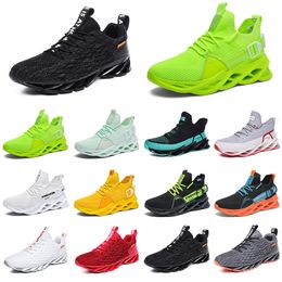 men running shoes fashion trainers General Cargo black white blue yellow green teal mens breathable sports sneakers sixteen