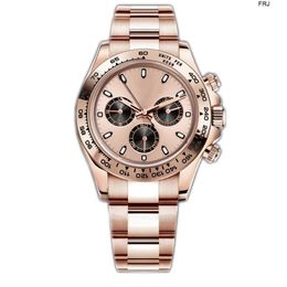 Watch Luxury Mens Mechanical Automatic Fashion Style es Full Stainless Steel Gliding Clasp Spor