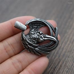 Pendant Necklaces Vintage Viking Wing Bird Crow Scandinavian Amulet Animal Jewellery