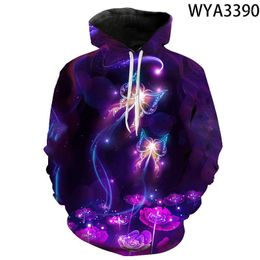 Men's Hoodies Streetwear Fashion Smoke 3D Printed Sweatshirts Men Women Children Pullover Long Sleeve Boy Girl Kids Jacket