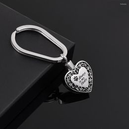 Keychains CMK2054 And Beautiful Vintage Always In My Heart Stainless Steel Cremation Keychain Ashes Holder Key Chain