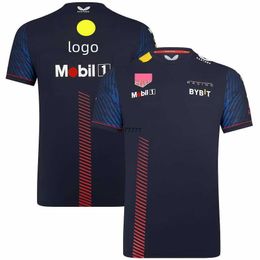 Ladd 2023 New Men's and Women's F1 Team T-shirt s 2023 Official Website Racing Suit Short-sleeved Summer Sports Leisure Breathable Yggy