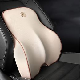 Pillow /Decorative Car Seat Lumbar Support Back Memory Foam Waist Chair Backrest Breathable Spine Pain Relief UniversalCushio