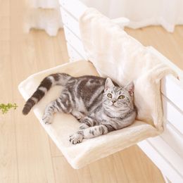 Cat Beds Furniture Comfortable Lounge Hammocks Removable Window Sill House Radiator Hanging Soft Cushion for s Pet Accessories 230309