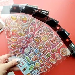Gift Wrap Cute Cake Foods Journal Stickers DIY Stationery Scrapbook Supplies Pink Washi Scrapbooking Material Diary Decoration