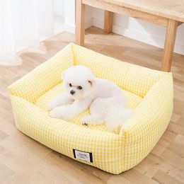 Cat Beds Removable Bed House Kennel Nest Rug Dog Sofa Cushion Pet Products Mat Cama Gatos