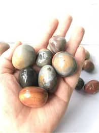 Decorative Figurines Natural Polished Polychrome Ocean Jasper Tumbled Crystals Stones Healing Gemstone For Decoration